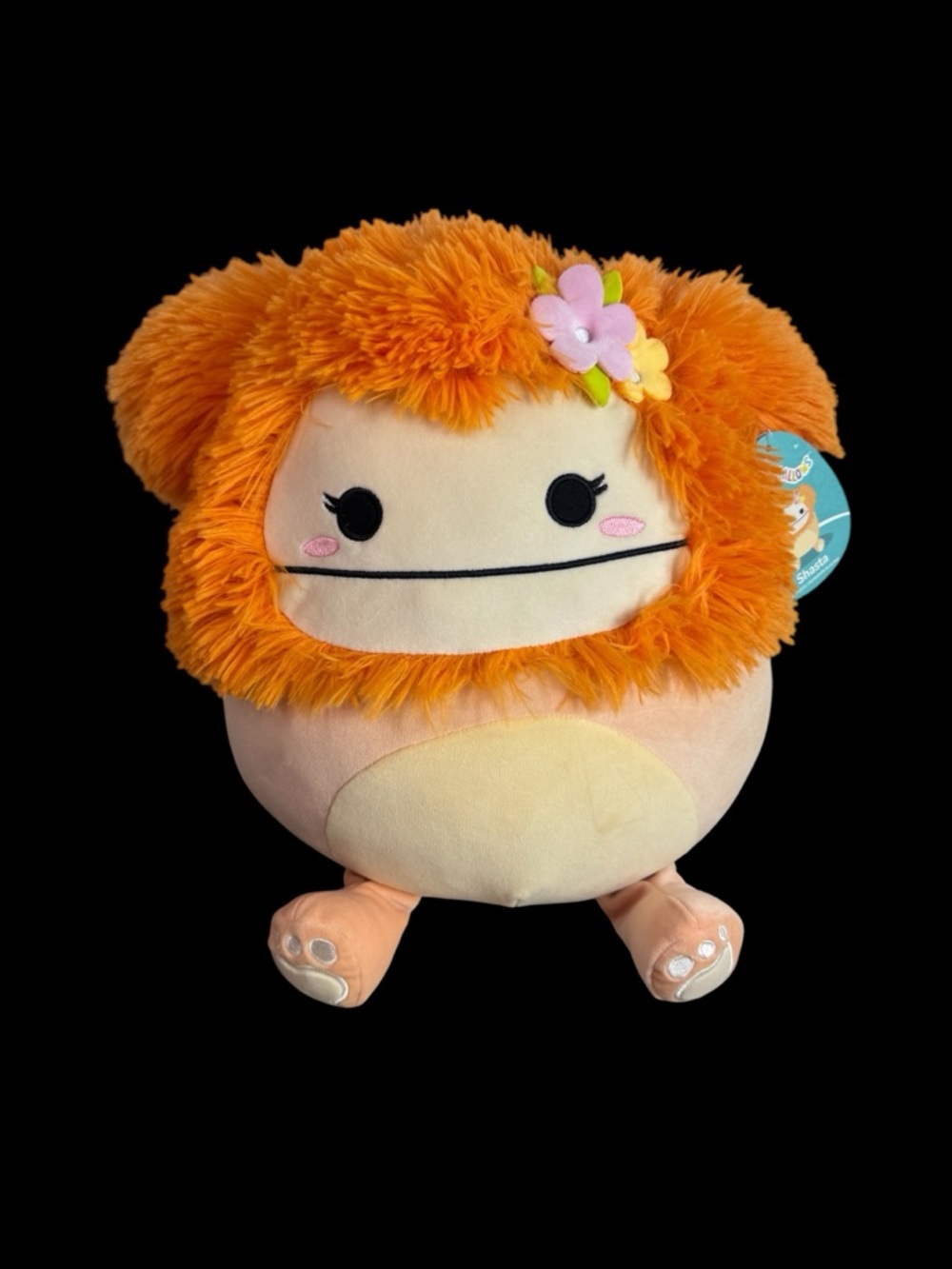 Original Squishmallows 12" Shasta The Orange Bigfoot Plush New